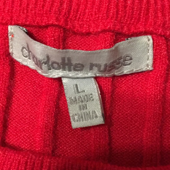 Super stretchy sexy cropped ribbed, striped sweater junior Large - Picture 6 of 12